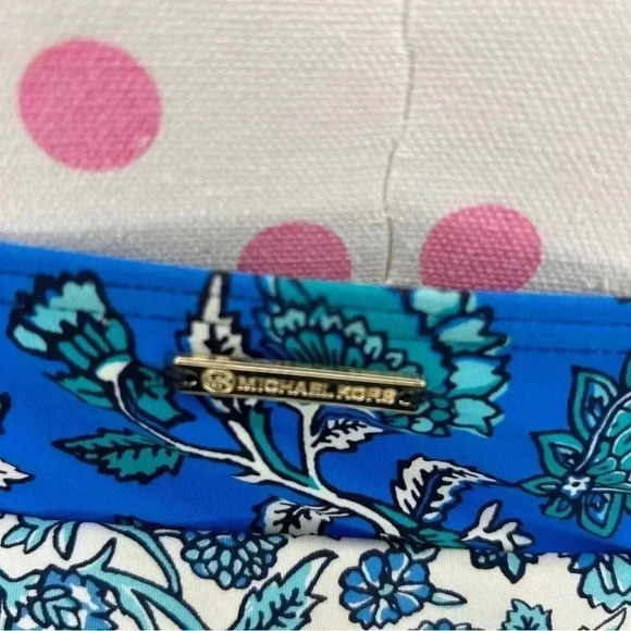 Michael Kors Boho Fleur Radiant Blue Bikini Set - Picture 5 of 11